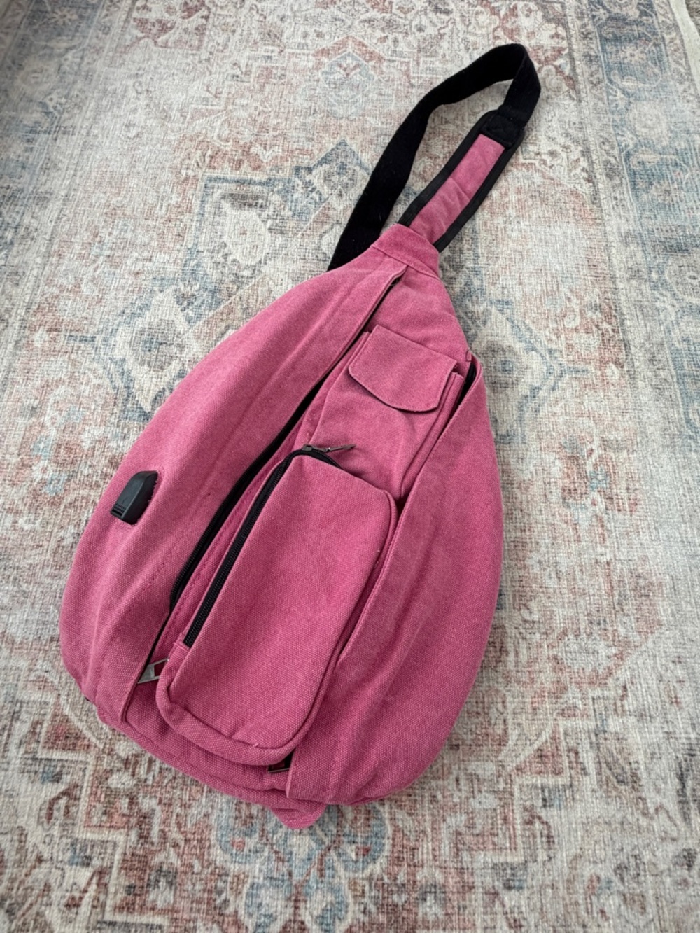 Women’s Pink Sling Crossbody Bag